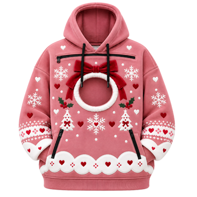 Meowkovo™ Cat Carrier Christmas Hoodie